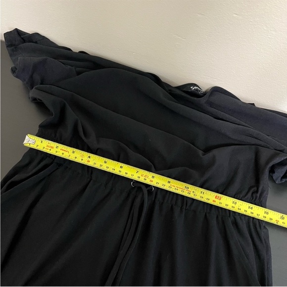 Sansara Black Soft Stretch Knit Jumpsuit - Picture 13 of 14